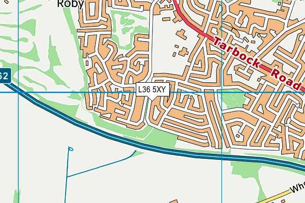 L36 5XY map - OS VectorMap District (Ordnance Survey) L36 5XY map - OS VectorMap District (Ordnance Survey)