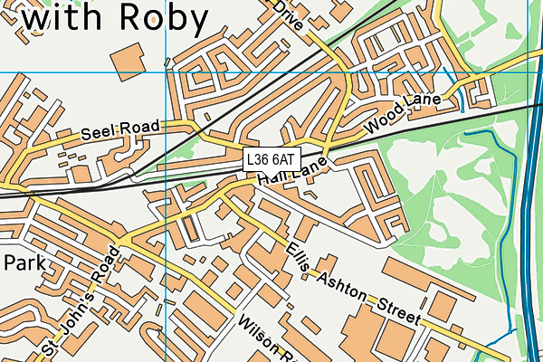 L36 6AT map - OS VectorMap District (Ordnance Survey) L36 6AT map - OS VectorMap District (Ordnance Survey)