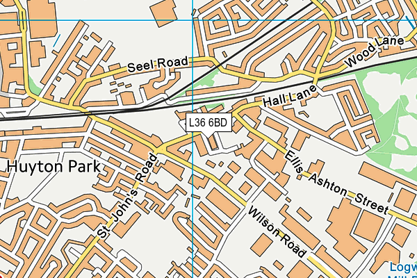 L36 6BD map - OS VectorMap District (Ordnance Survey) L36 6BD map - OS VectorMap District (Ordnance Survey)