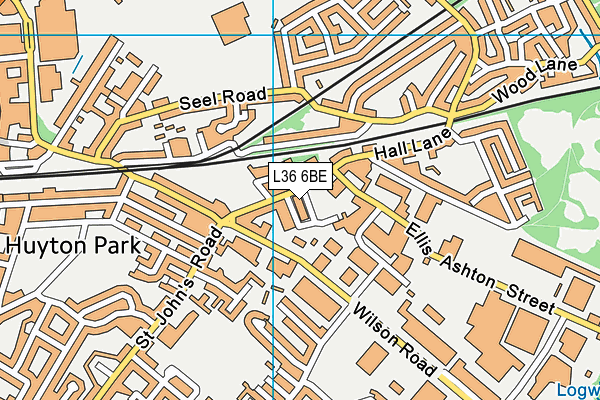 L36 6BE map - OS VectorMap District (Ordnance Survey) L36 6BE map - OS VectorMap District (Ordnance Survey)