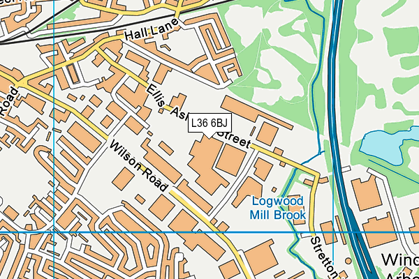 L36 6BJ map - OS VectorMap District (Ordnance Survey) L36 6BJ map - OS VectorMap District (Ordnance Survey)