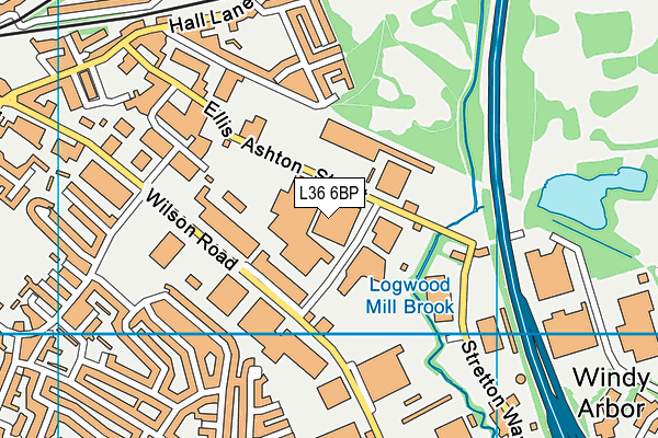 L36 6BP map - OS VectorMap District (Ordnance Survey) L36 6BP map - OS VectorMap District (Ordnance Survey)