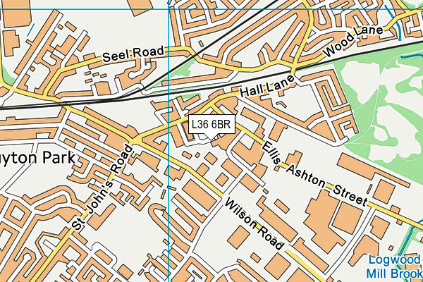 L36 6BR map - OS VectorMap District (Ordnance Survey) L36 6BR map - OS VectorMap District (Ordnance Survey)