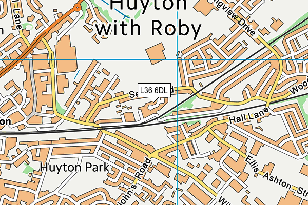 L36 6DL map - OS VectorMap District (Ordnance Survey) L36 6DL map - OS VectorMap District (Ordnance Survey)