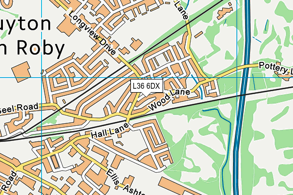 L36 6DX map - OS VectorMap District (Ordnance Survey) L36 6DX map - OS VectorMap District (Ordnance Survey)