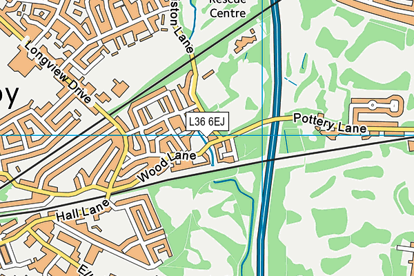 L36 6EJ map - OS VectorMap District (Ordnance Survey) L36 6EJ map - OS VectorMap District (Ordnance Survey)