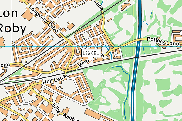 L36 6EL map - OS VectorMap District (Ordnance Survey) L36 6EL map - OS VectorMap District (Ordnance Survey)