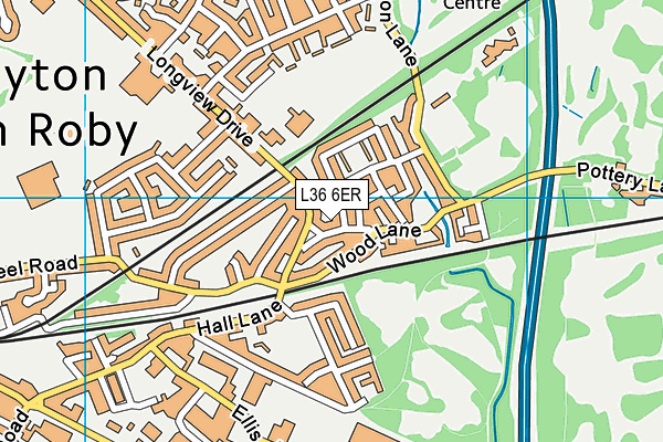 L36 6ER map - OS VectorMap District (Ordnance Survey) L36 6ER map - OS VectorMap District (Ordnance Survey)