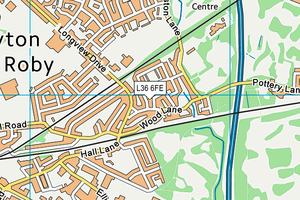 L36 6FE map - OS VectorMap District (Ordnance Survey) L36 6FE map - OS VectorMap District (Ordnance Survey)