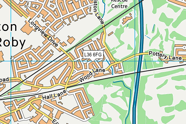 L36 6FG map - OS VectorMap District (Ordnance Survey) L36 6FG map - OS VectorMap District (Ordnance Survey)