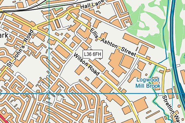 L36 6FH map - OS VectorMap District (Ordnance Survey) L36 6FH map - OS VectorMap District (Ordnance Survey)