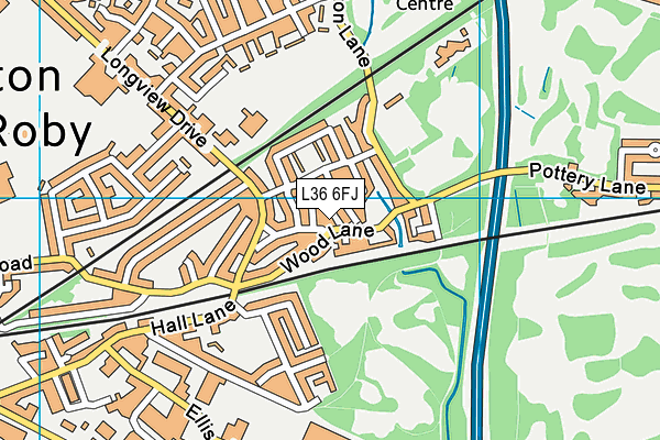 L36 6FJ map - OS VectorMap District (Ordnance Survey) L36 6FJ map - OS VectorMap District (Ordnance Survey)