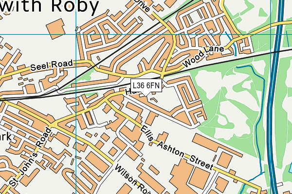 L36 6FN map - OS VectorMap District (Ordnance Survey) L36 6FN map - OS VectorMap District (Ordnance Survey)