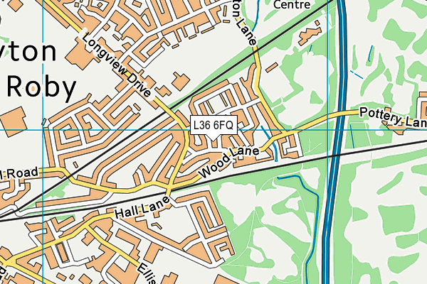 L36 6FQ map - OS VectorMap District (Ordnance Survey) L36 6FQ map - OS VectorMap District (Ordnance Survey)