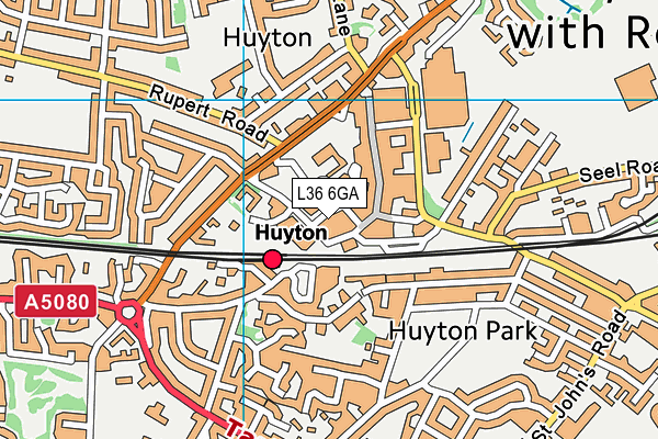 L36 6GA map - OS VectorMap District (Ordnance Survey) L36 6GA map - OS VectorMap District (Ordnance Survey)