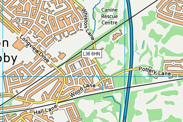 L36 6HN map - OS VectorMap District (Ordnance Survey) L36 6HN map - OS VectorMap District (Ordnance Survey)