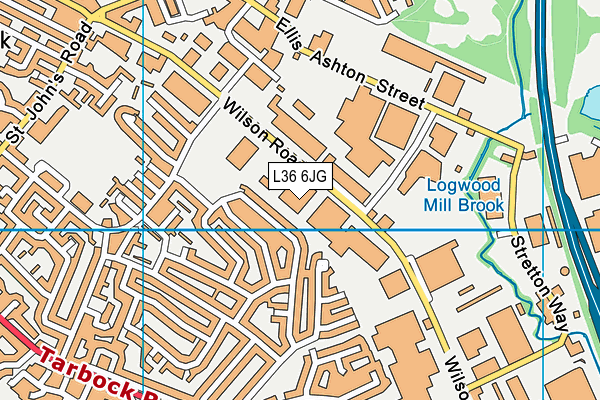 L36 6JG map - OS VectorMap District (Ordnance Survey) L36 6JG map - OS VectorMap District (Ordnance Survey)