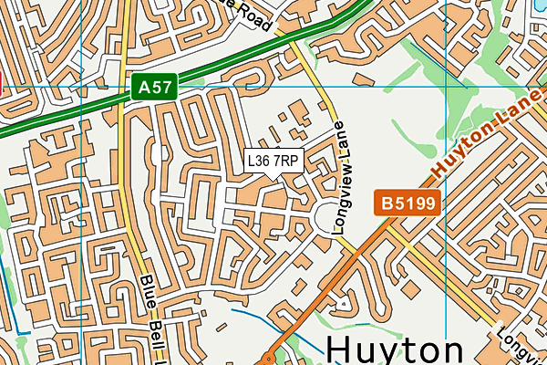 L36 7RP map - OS VectorMap District (Ordnance Survey) L36 7RP map - OS VectorMap District (Ordnance Survey)