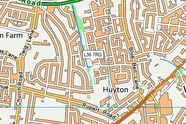 L36 7RQ map - OS VectorMap District (Ordnance Survey) L36 7RQ map - OS VectorMap District (Ordnance Survey)
