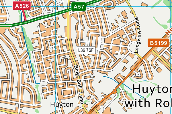 L36 7SF map - OS VectorMap District (Ordnance Survey) L36 7SF map - OS VectorMap District (Ordnance Survey)