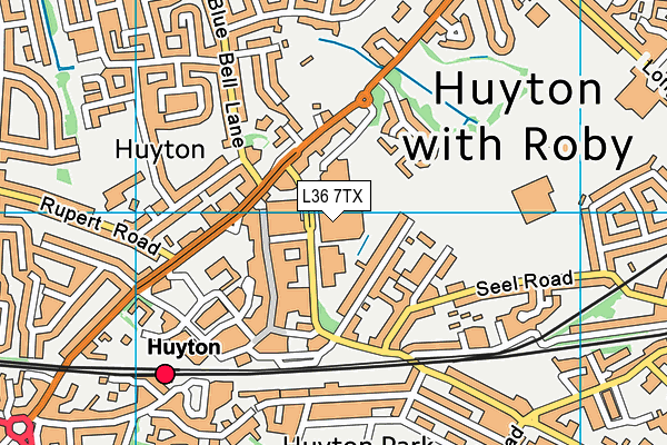 L36 7TX map - OS VectorMap District (Ordnance Survey) L36 7TX map - OS VectorMap District (Ordnance Survey)