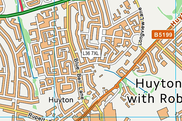 L36 7XL map - OS VectorMap District (Ordnance Survey) L36 7XL map - OS VectorMap District (Ordnance Survey)