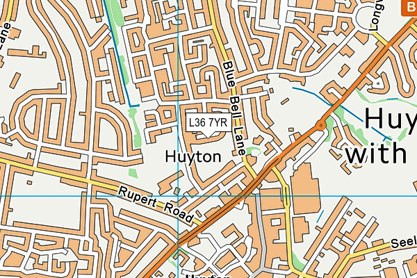 L36 7YR map - OS VectorMap District (Ordnance Survey) L36 7YR map - OS VectorMap District (Ordnance Survey)
