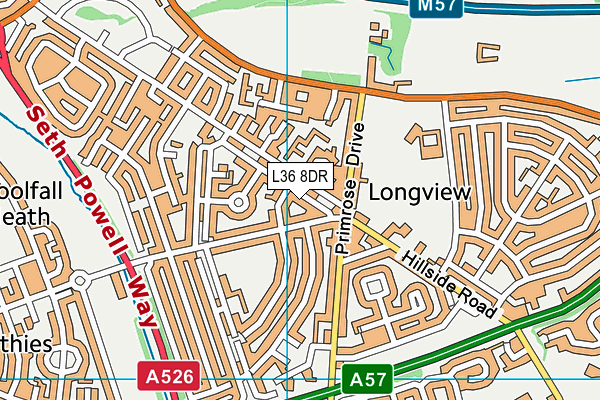 L36 8DR map - OS VectorMap District (Ordnance Survey) L36 8DR map - OS VectorMap District (Ordnance Survey)