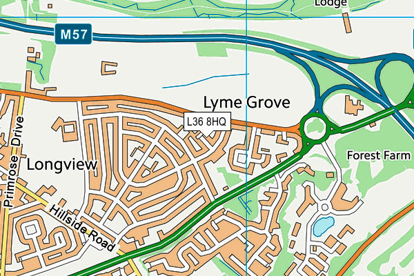 L36 8HQ map - OS VectorMap District (Ordnance Survey)