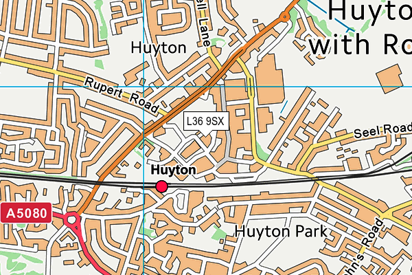 L36 9SX map - OS VectorMap District (Ordnance Survey) L36 9SX map - OS VectorMap District (Ordnance Survey)