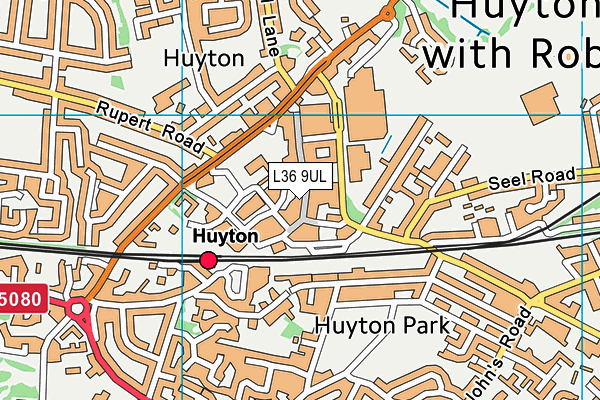 L36 9UL map - OS VectorMap District (Ordnance Survey)
