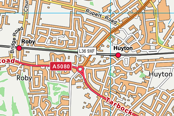 L36 9XF map - OS VectorMap District (Ordnance Survey) L36 9XF map - OS VectorMap District (Ordnance Survey)