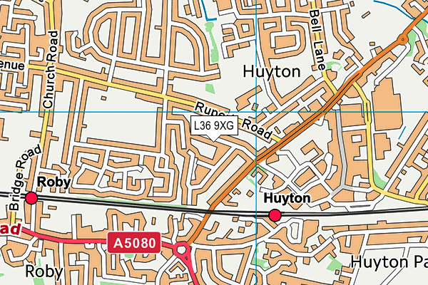 L36 9XG map - OS VectorMap District (Ordnance Survey) L36 9XG map - OS VectorMap District (Ordnance Survey)