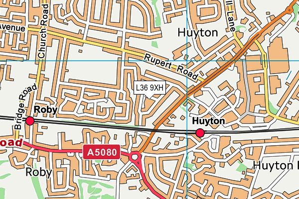 L36 9XH map - OS VectorMap District (Ordnance Survey) L36 9XH map - OS VectorMap District (Ordnance Survey)