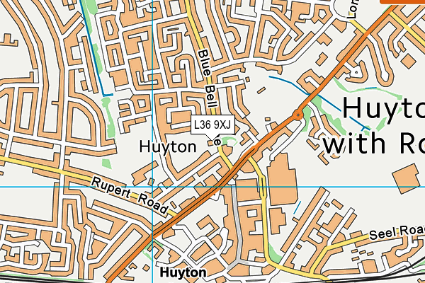 L36 9XJ map - OS VectorMap District (Ordnance Survey)