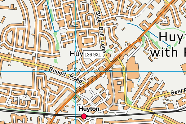 L36 9XL map - OS VectorMap District (Ordnance Survey) L36 9XL map - OS VectorMap District (Ordnance Survey)