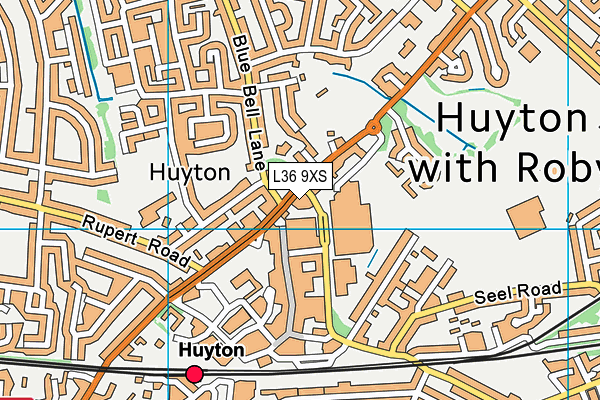 L36 9XS map - OS VectorMap District (Ordnance Survey)