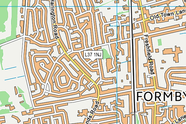 L37 1NJ map - OS VectorMap District (Ordnance Survey) L37 1NJ map - OS VectorMap District (Ordnance Survey)
