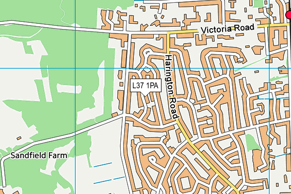 L37 1PA map - OS VectorMap District (Ordnance Survey) L37 1PA map - OS VectorMap District (Ordnance Survey)