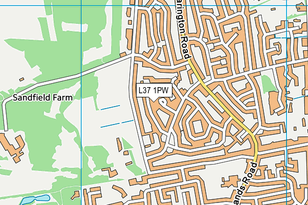 L37 1PW map - OS VectorMap District (Ordnance Survey) L37 1PW map - OS VectorMap District (Ordnance Survey)