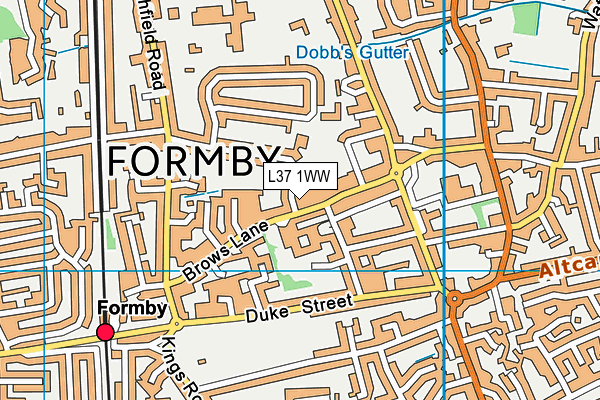 L37 1WW map - OS VectorMap District (Ordnance Survey) L37 1WW map - OS VectorMap District (Ordnance Survey)