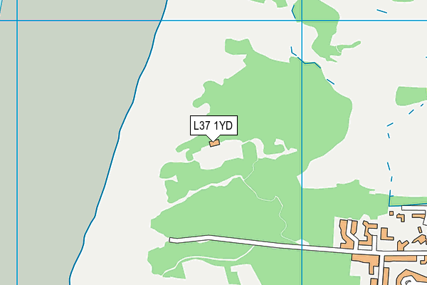 L37 1YD map - OS VectorMap District (Ordnance Survey) L37 1YD map - OS VectorMap District (Ordnance Survey)