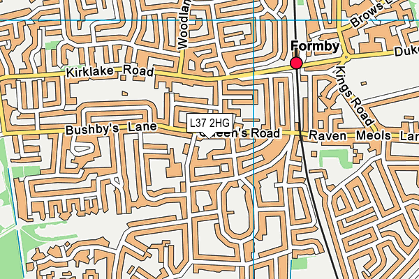 L37 2HG map - OS VectorMap District (Ordnance Survey) L37 2HG map - OS VectorMap District (Ordnance Survey)