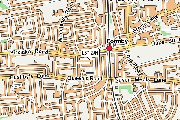 L37 2JH map - OS VectorMap District (Ordnance Survey) L37 2JH map - OS VectorMap District (Ordnance Survey)