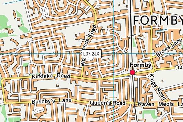 L37 2JX map - OS VectorMap District (Ordnance Survey) L37 2JX map - OS VectorMap District (Ordnance Survey)