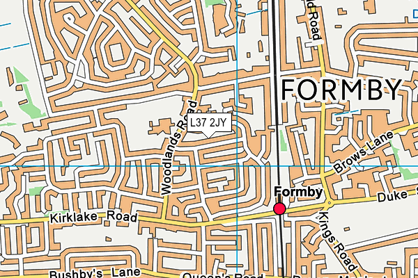 L37 2JY map - OS VectorMap District (Ordnance Survey) L37 2JY map - OS VectorMap District (Ordnance Survey)