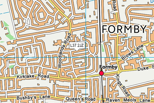 L37 2JZ map - OS VectorMap District (Ordnance Survey) L37 2JZ map - OS VectorMap District (Ordnance Survey)