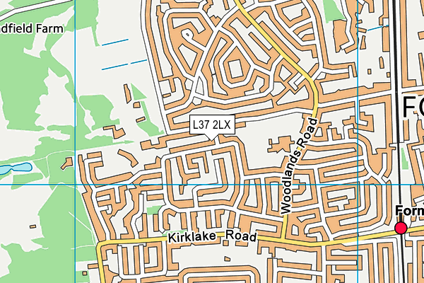 L37 2LX map - OS VectorMap District (Ordnance Survey) L37 2LX map - OS VectorMap District (Ordnance Survey)