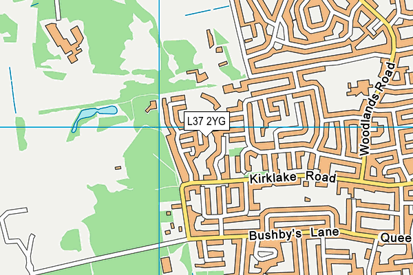 L37 2YG map - OS VectorMap District (Ordnance Survey) L37 2YG map - OS VectorMap District (Ordnance Survey)