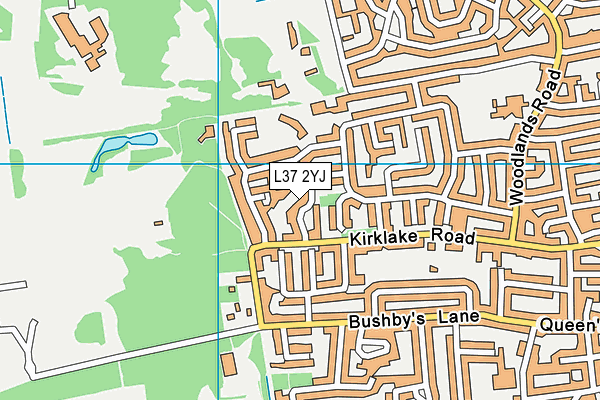 L37 2YJ map - OS VectorMap District (Ordnance Survey) L37 2YJ map - OS VectorMap District (Ordnance Survey)